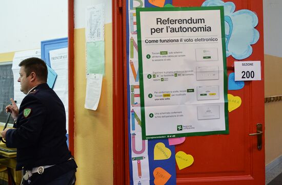Referendum on autonomy of Lombardy