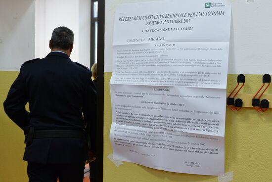 Referendum on autonomy of Lombardy