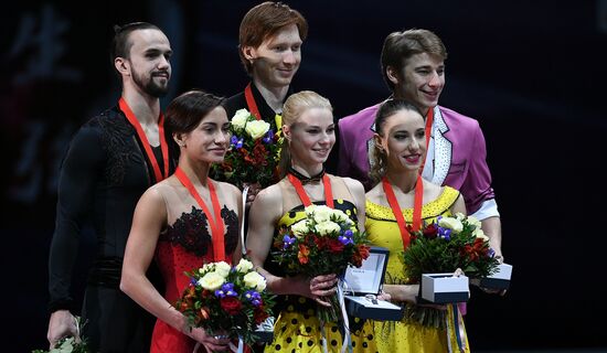 ISU Grand Prix of Figure Skating. Rostelecom Cup. Medal ceremony