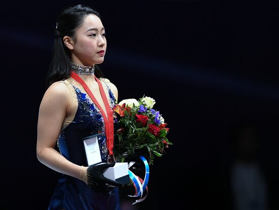 ISU Grand Prix of Figure Skating. Rostelecom Cup. Medal ceremony