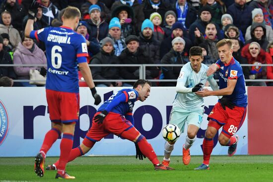 Football. Russian Premier League. CSKA vs. Zenit