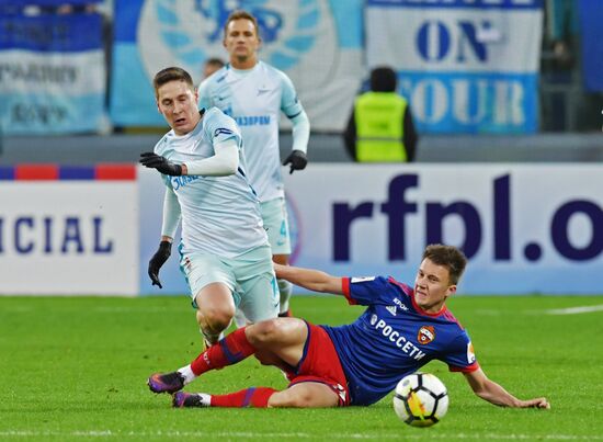 Football. Russian Premier League. CSKA vs. Zenit