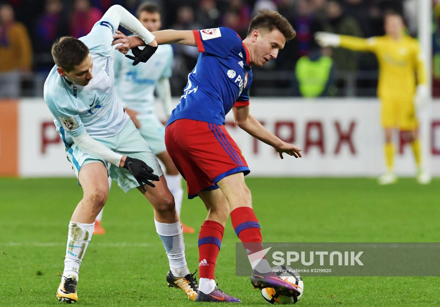 Football. Russian Premier League. CSKA vs. Zenit