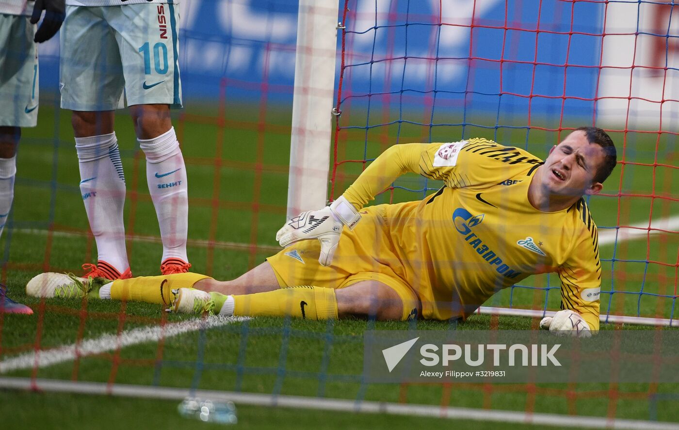 Football. Russian Premier League. CSKA vs. Zenit