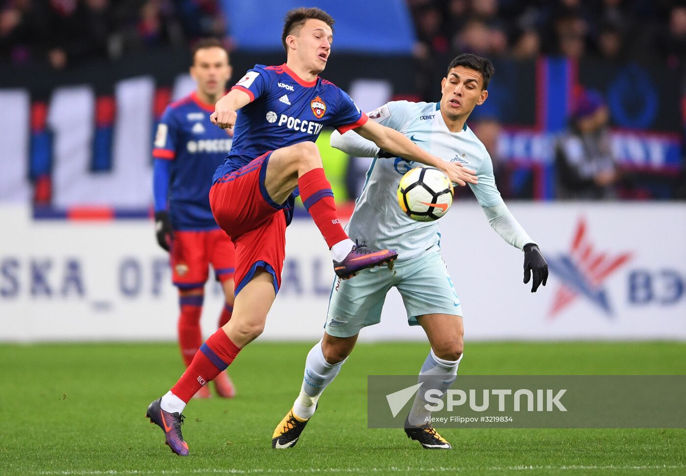 Football. Russian Premier League. CSKA vs. Zenit