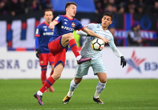 Football. Russian Premier League. CSKA vs. Zenit
