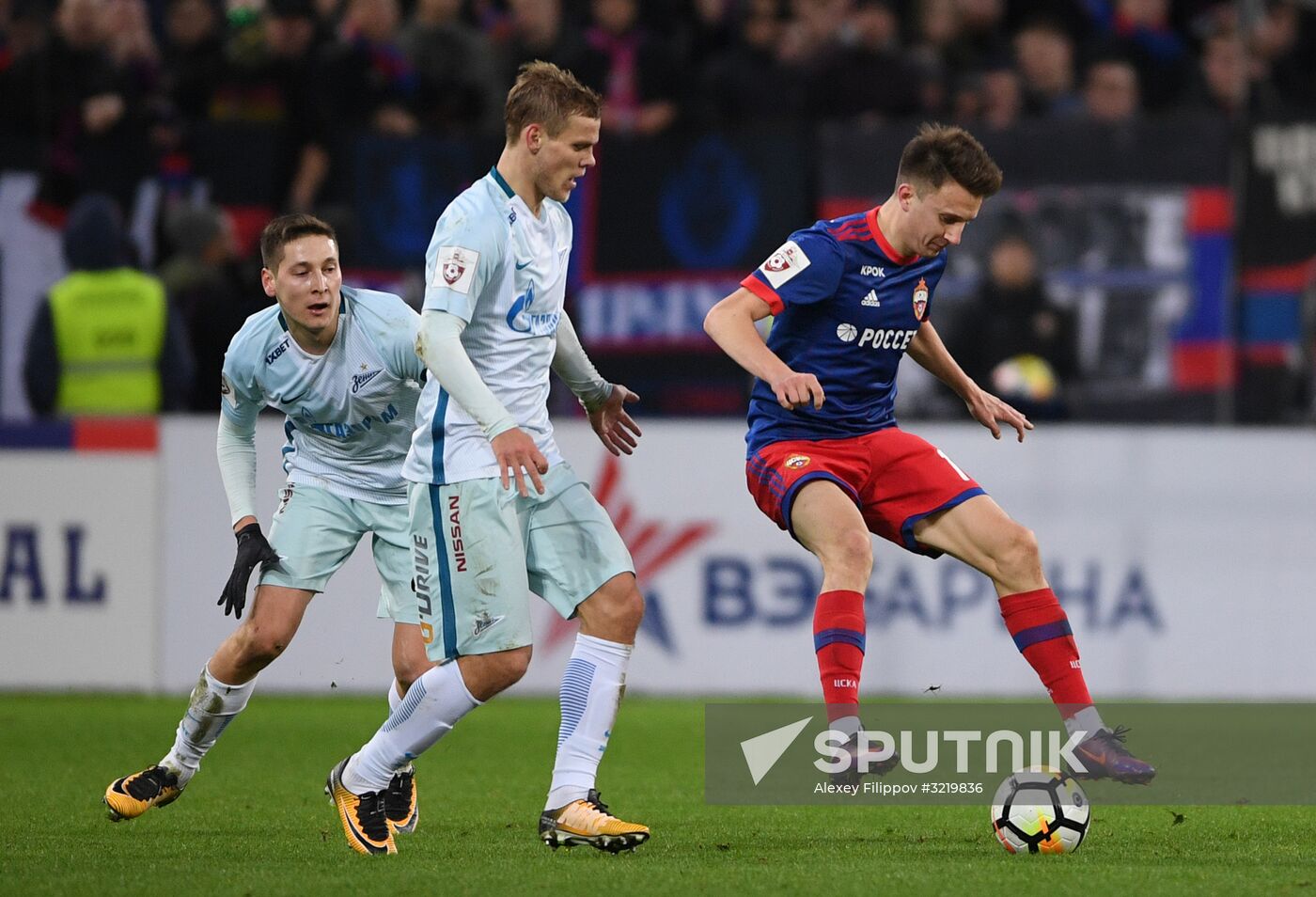 Football. Russian Premier League. CSKA vs. Zenit