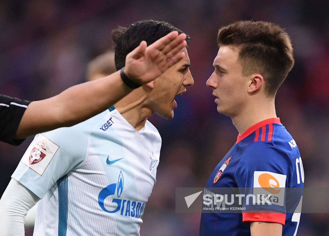 Football. Russian Premier League. CSKA vs. Zenit