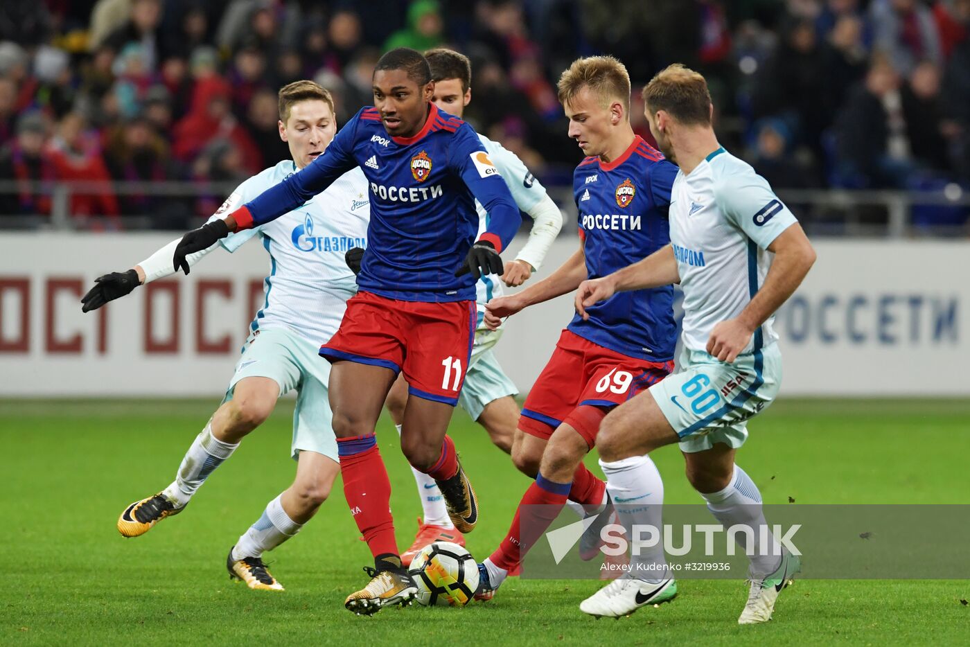 Football. Russian Premier League. CSKA vs. Zenit