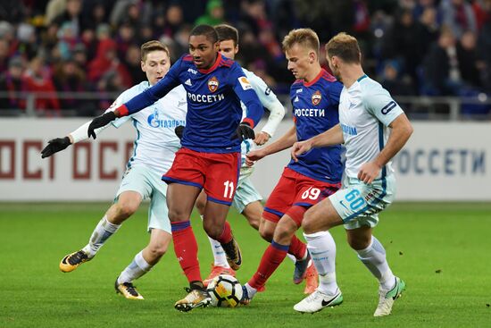 Football. Russian Premier League. CSKA vs. Zenit