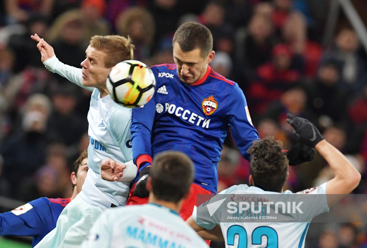 Football. Russian Premier League. CSKA vs. Zenit