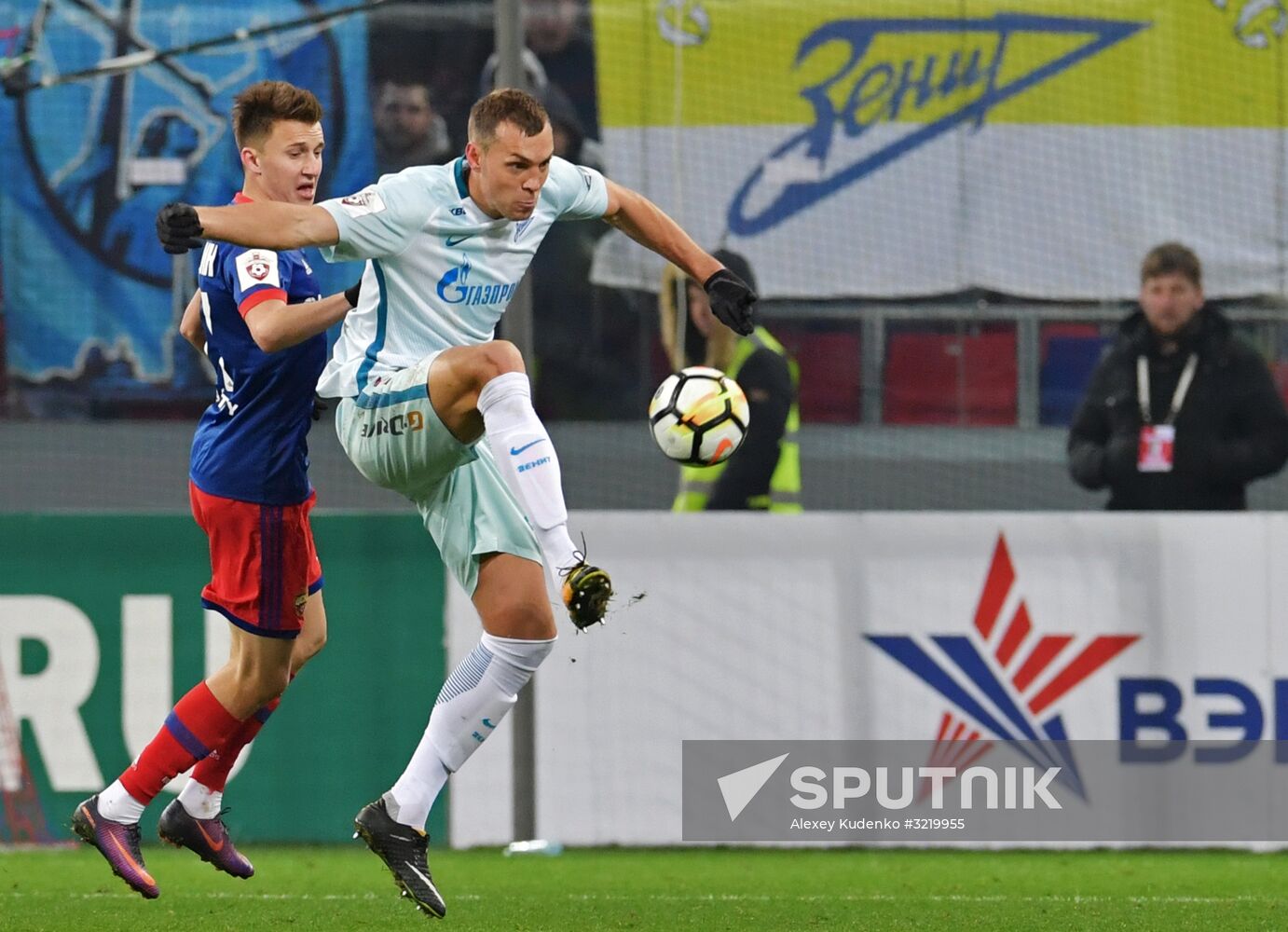 Football. Russian Premier League. CSKA vs. Zenit