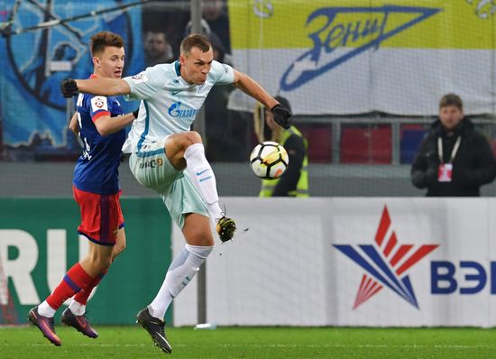 Football. Russian Premier League. CSKA vs. Zenit