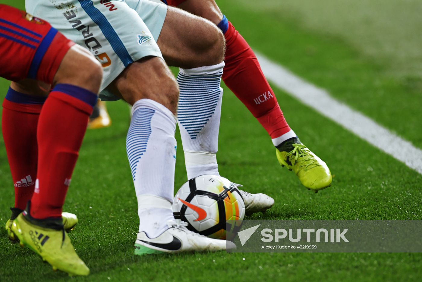 Football. Russian Premier League. CSKA vs. Zenit