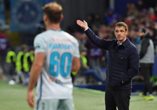 Football. Russian Premier League. CSKA vs. Zenit