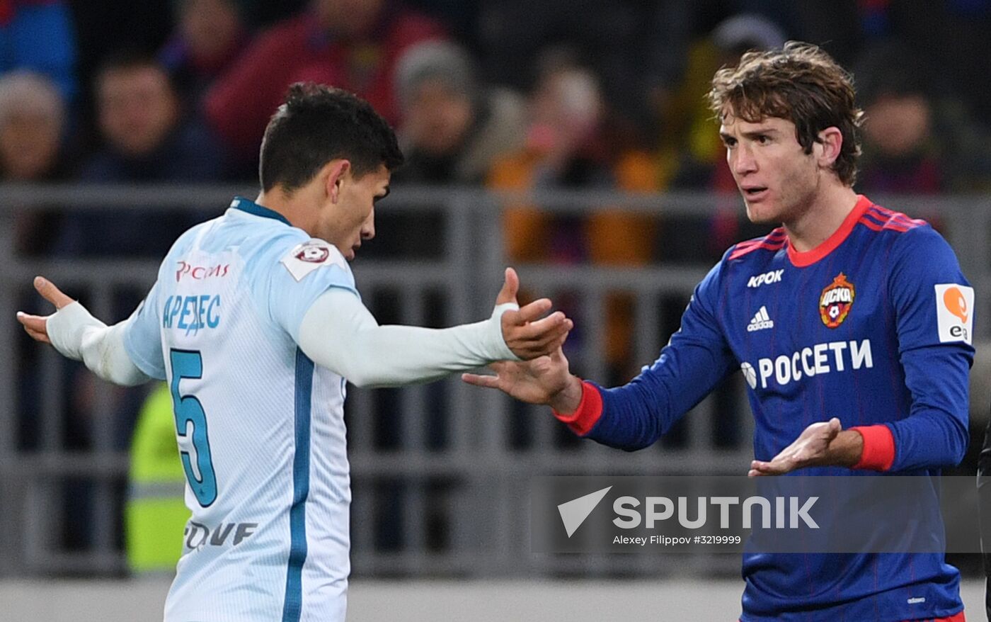 Football. Russian Premier League. CSKA vs. Zenit