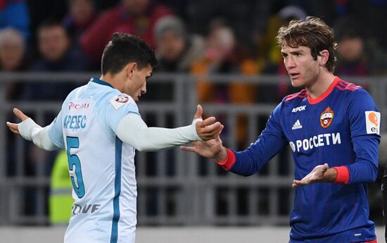 Football. Russian Premier League. CSKA vs. Zenit