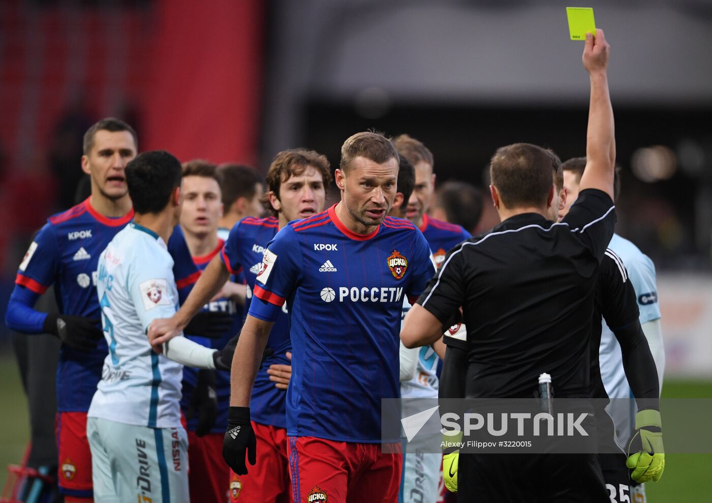 Football. Russian Premier League. CSKA vs. Zenit