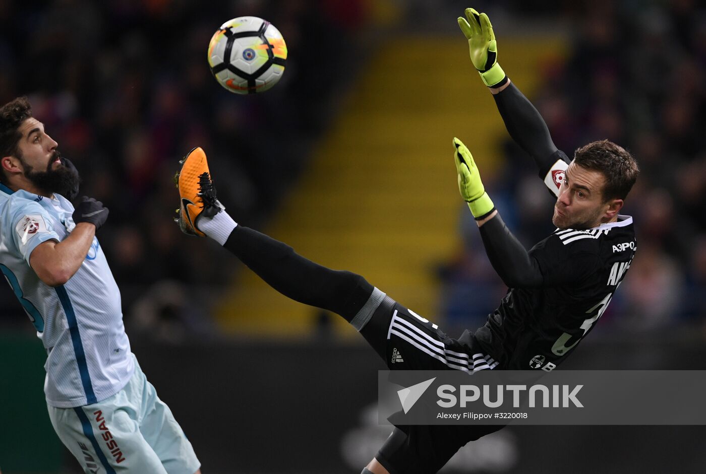 Football. Russian Premier League. CSKA vs. Zenit