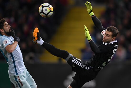 Football. Russian Premier League. CSKA vs. Zenit