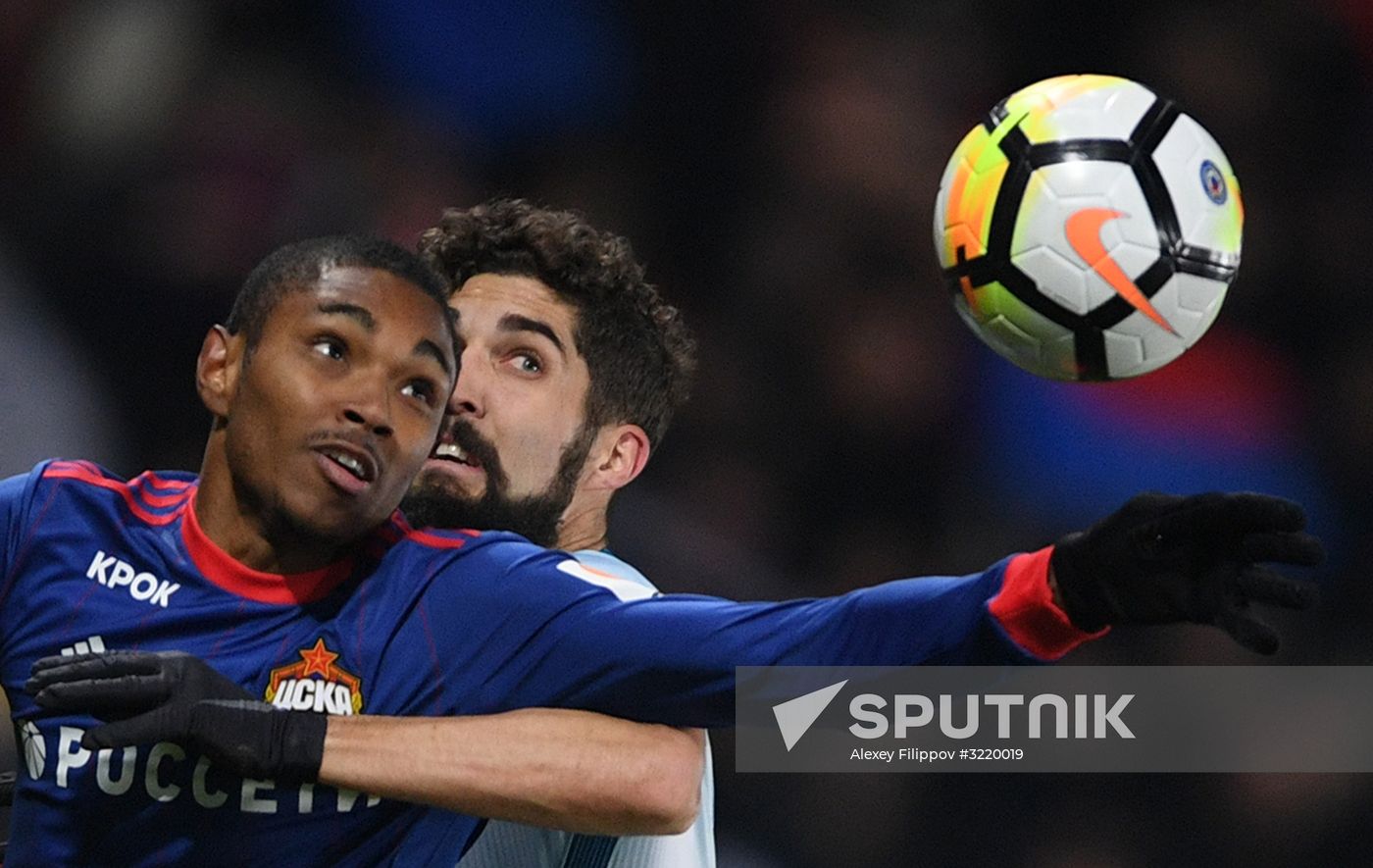 Football. Russian Premier League. CSKA vs. Zenit