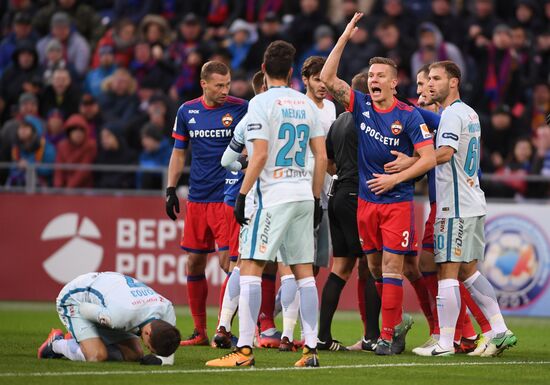 Football. Russian Premier League. CSKA vs. Zenit