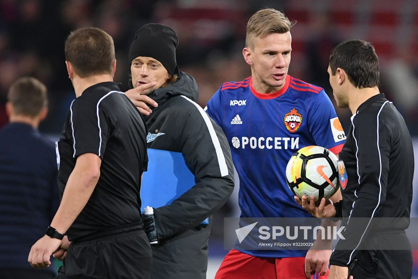 Football. Russian Premier League. CSKA vs. Zenit