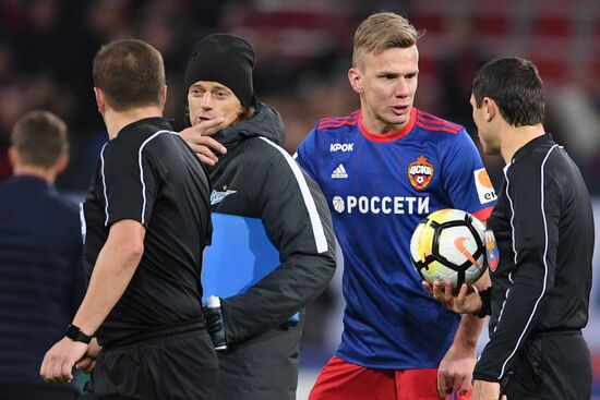 Football. Russian Premier League. CSKA vs. Zenit