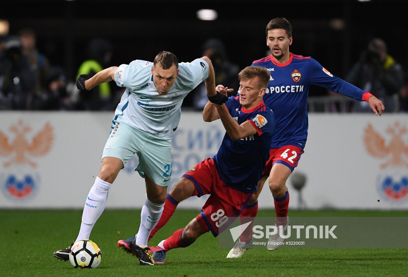 Football. Russian Premier League. CSKA vs. Zenit