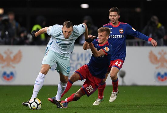 Football. Russian Premier League. CSKA vs. Zenit