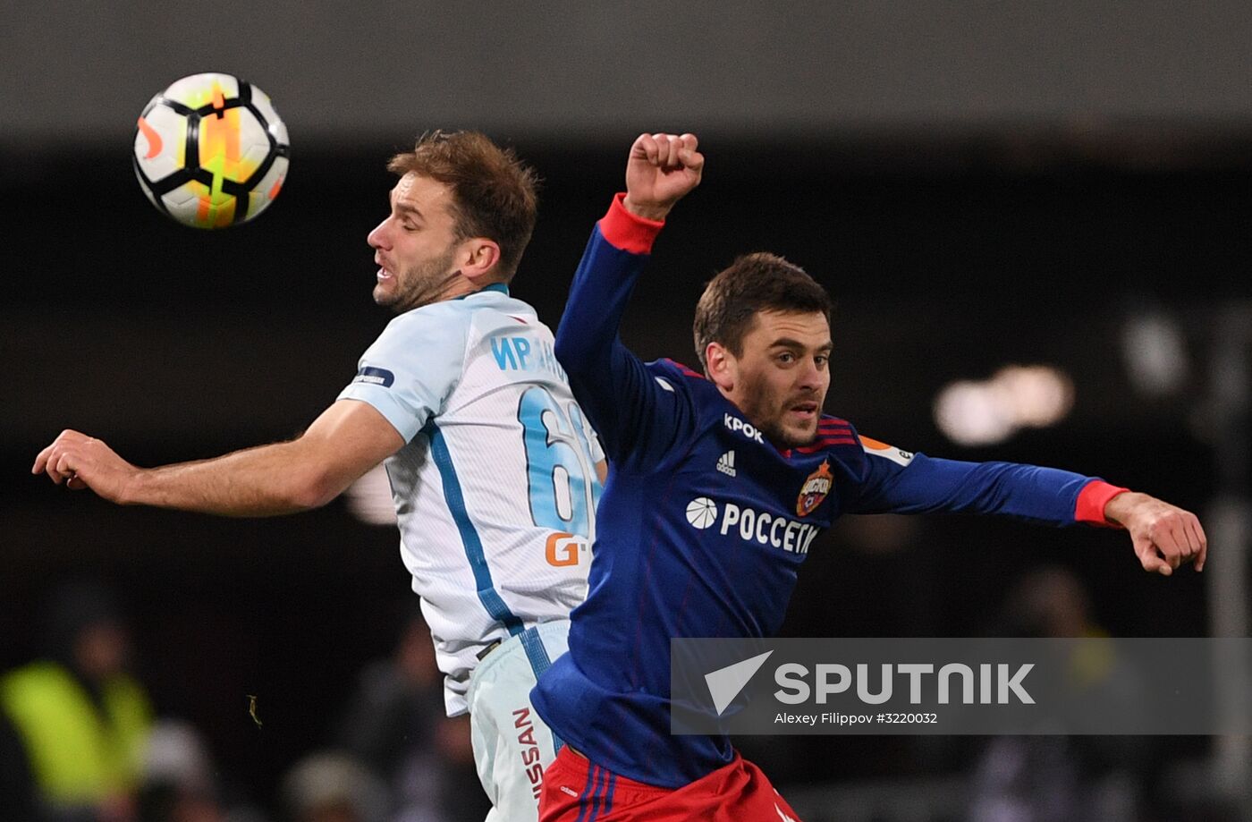 Football. Russian Premier League. CSKA vs. Zenit