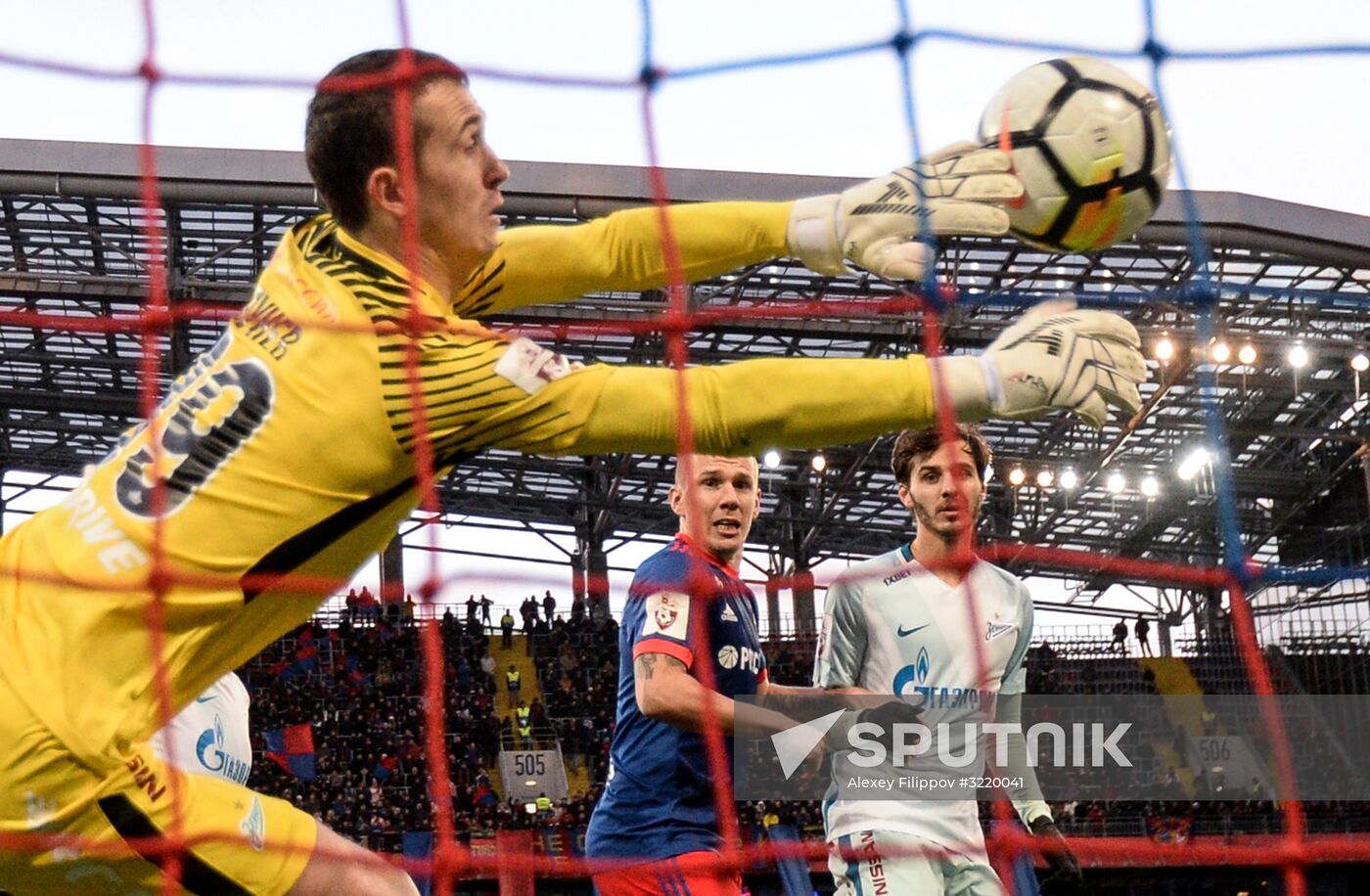 Football. Russian Premier League. CSKA vs. Zenit