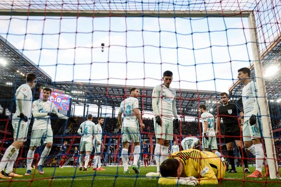 Football. Russian Premier League. CSKA vs. Zenit