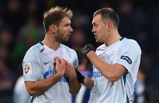 Football. Russian Premier League. CSKA vs. Zenit