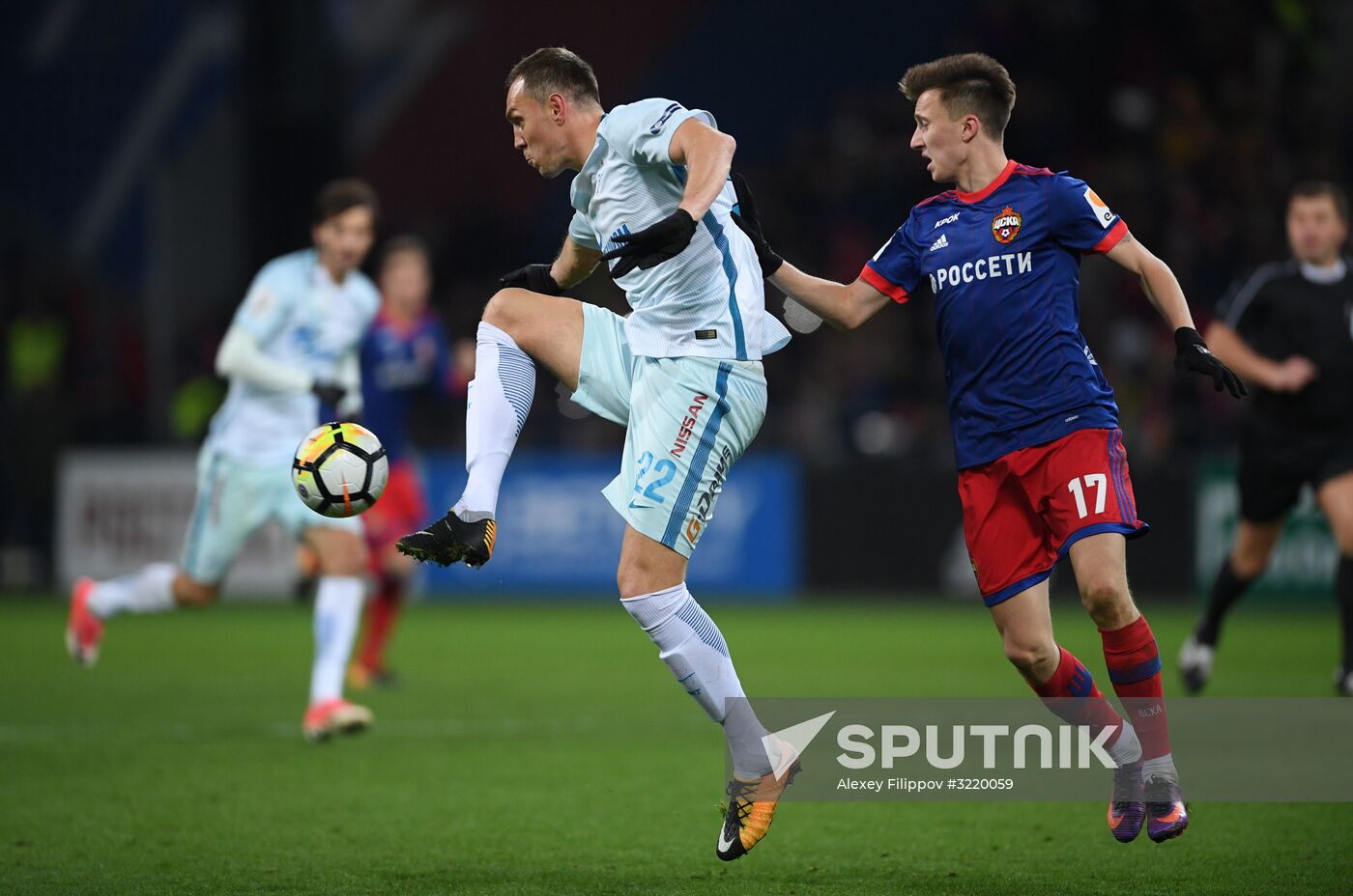 Football. Russian Premier League. CSKA vs. Zenit