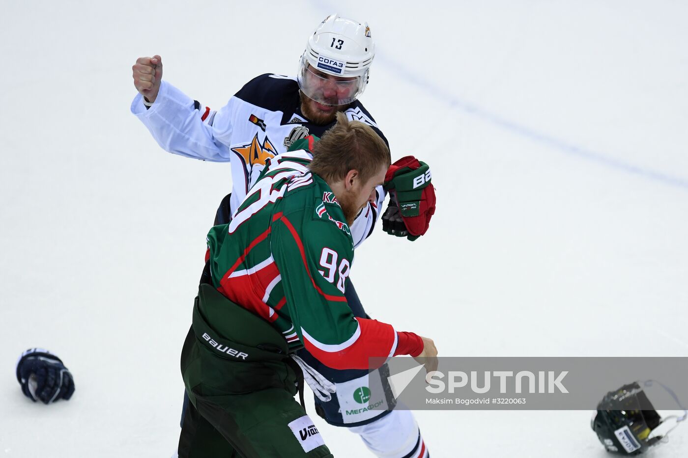 Kontinental Hockey League. Ak Bars vs. Metallurg Magnitogorsk