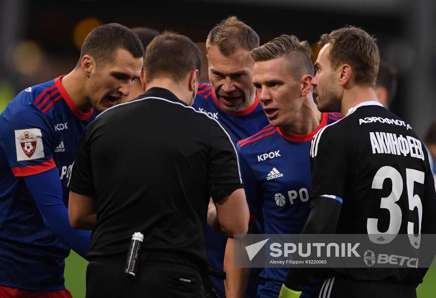 Football. Russian Premier League. CSKA vs. Zenit