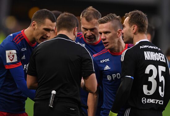 Football. Russian Premier League. CSKA vs. Zenit