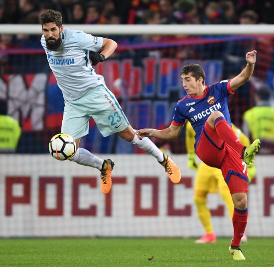 Football. Russian Premier League. CSKA vs. Zenit