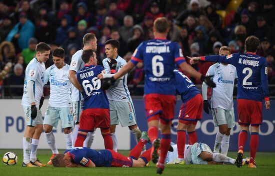 Football. Russian Premier League. CSKA vs. Zenit