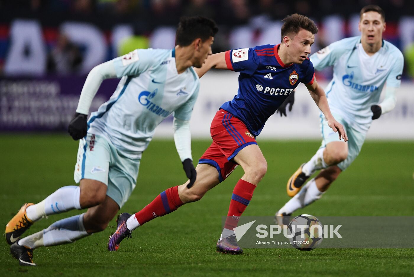 Football. Russian Premier League. CSKA vs. Zenit