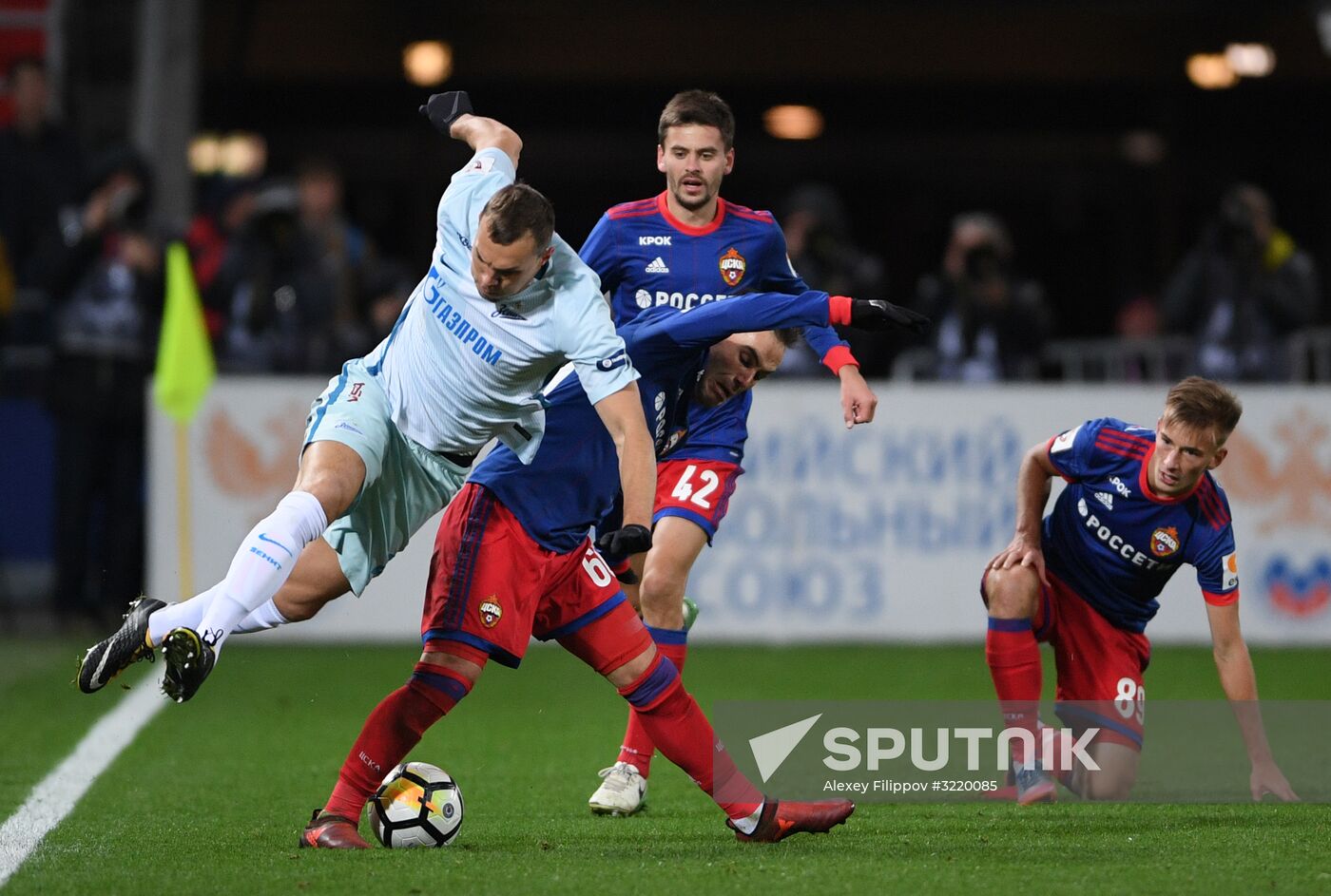 Football. Russian Premier League. CSKA vs. Zenit