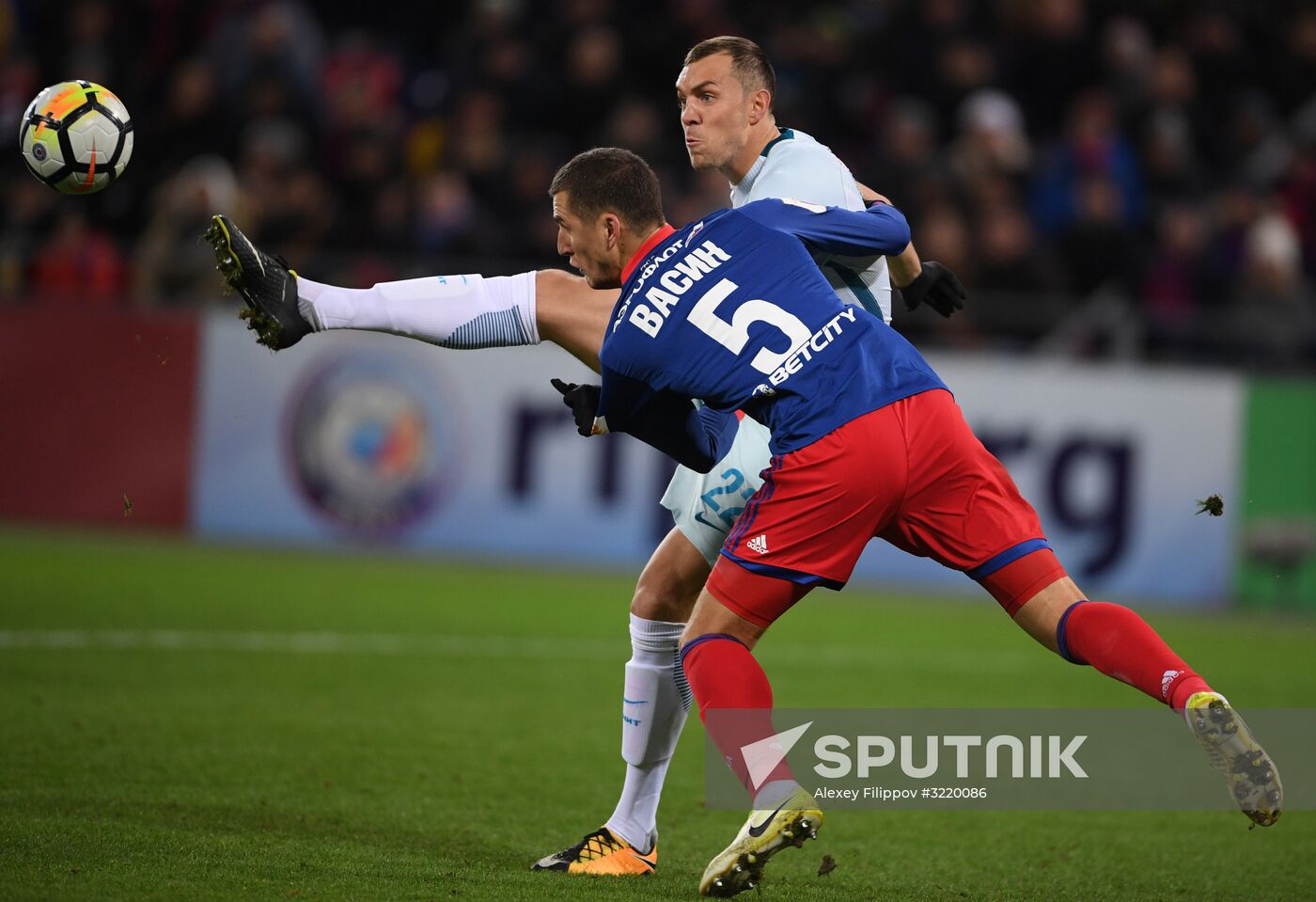 Football. Russian Premier League. CSKA vs. Zenit