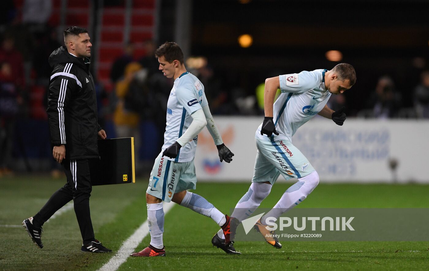 Football. Russian Premier League. CSKA vs. Zenit