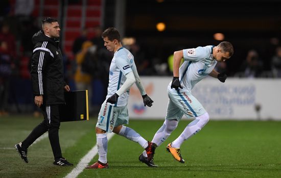 Football. Russian Premier League. CSKA vs. Zenit