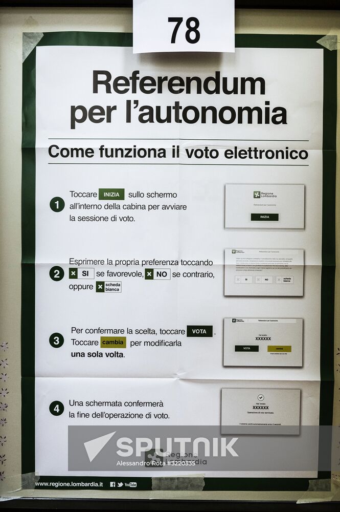Referendum on autonomy of Lombardy