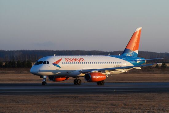 Azimut Airlines' first flight from Novosibirsk