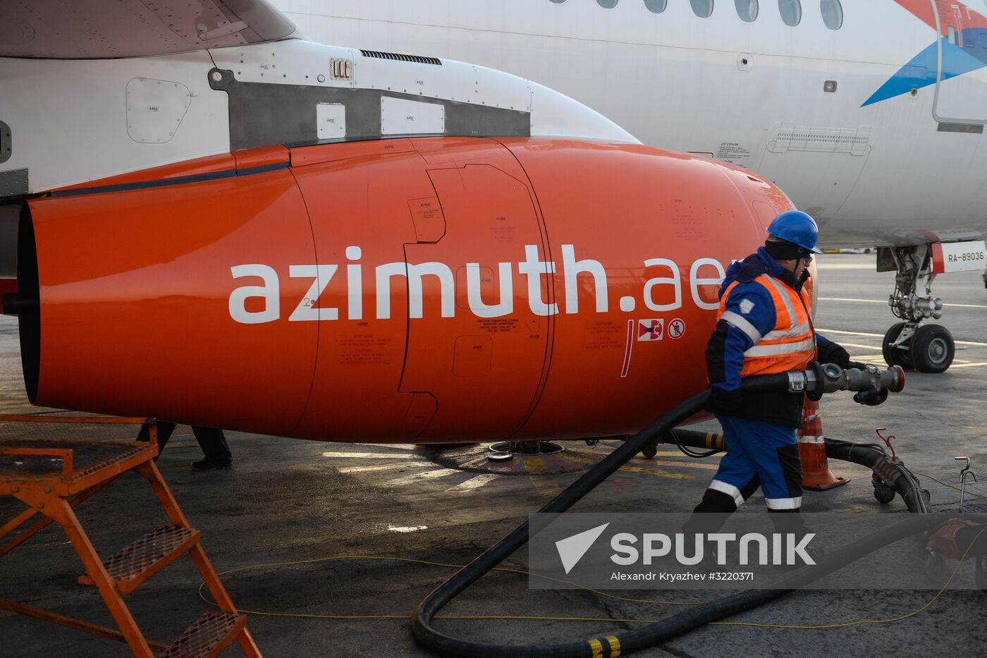 Azimut Airlines' first flight from Novosibirsk