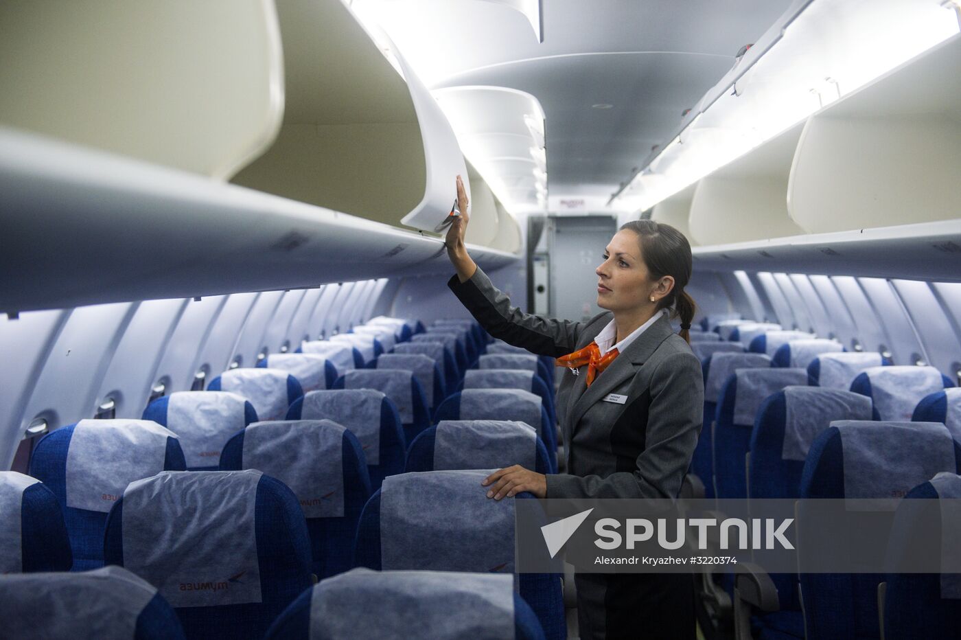 Azimut Airlines' first flight from Novosibirsk