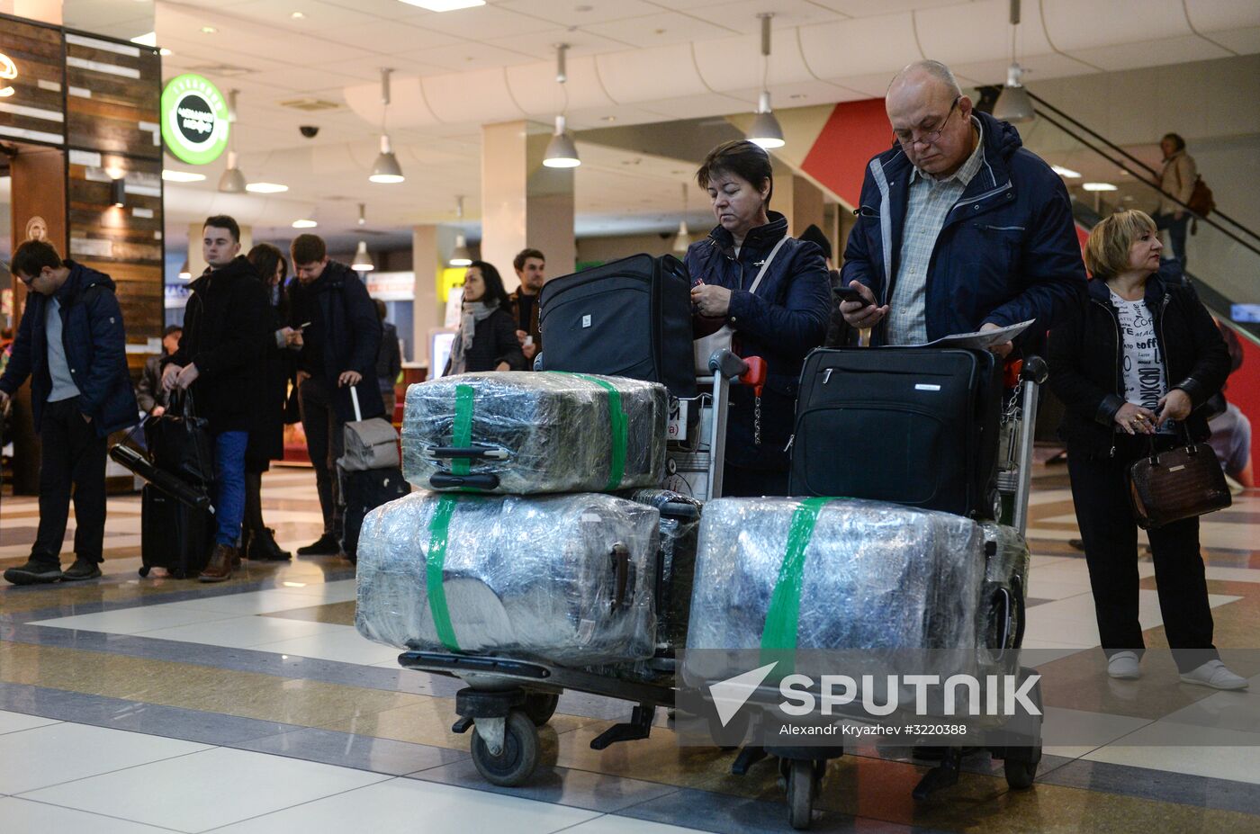 Azimut Airlines' first flight from Novosibirsk